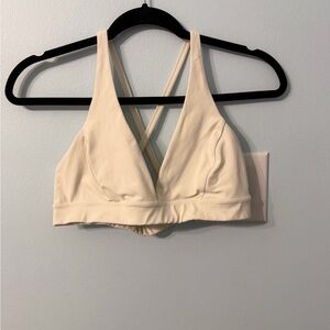 CRZ YOGA Cream Sports Bra